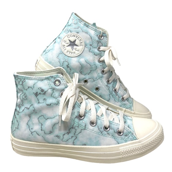 Converse Shoes - Converse  CTAS HI All Star High Top Blue Light Dew Women Canvas Sneakers A02035C